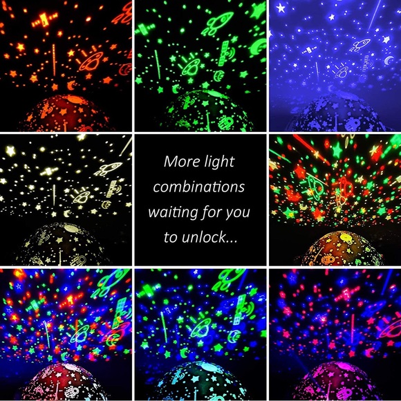 Excellent condition!Night Projector 360 Degree Rotation Star Light Projector - Picture 2 of 9